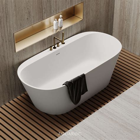 celine 1700 back to wall freestanding bath